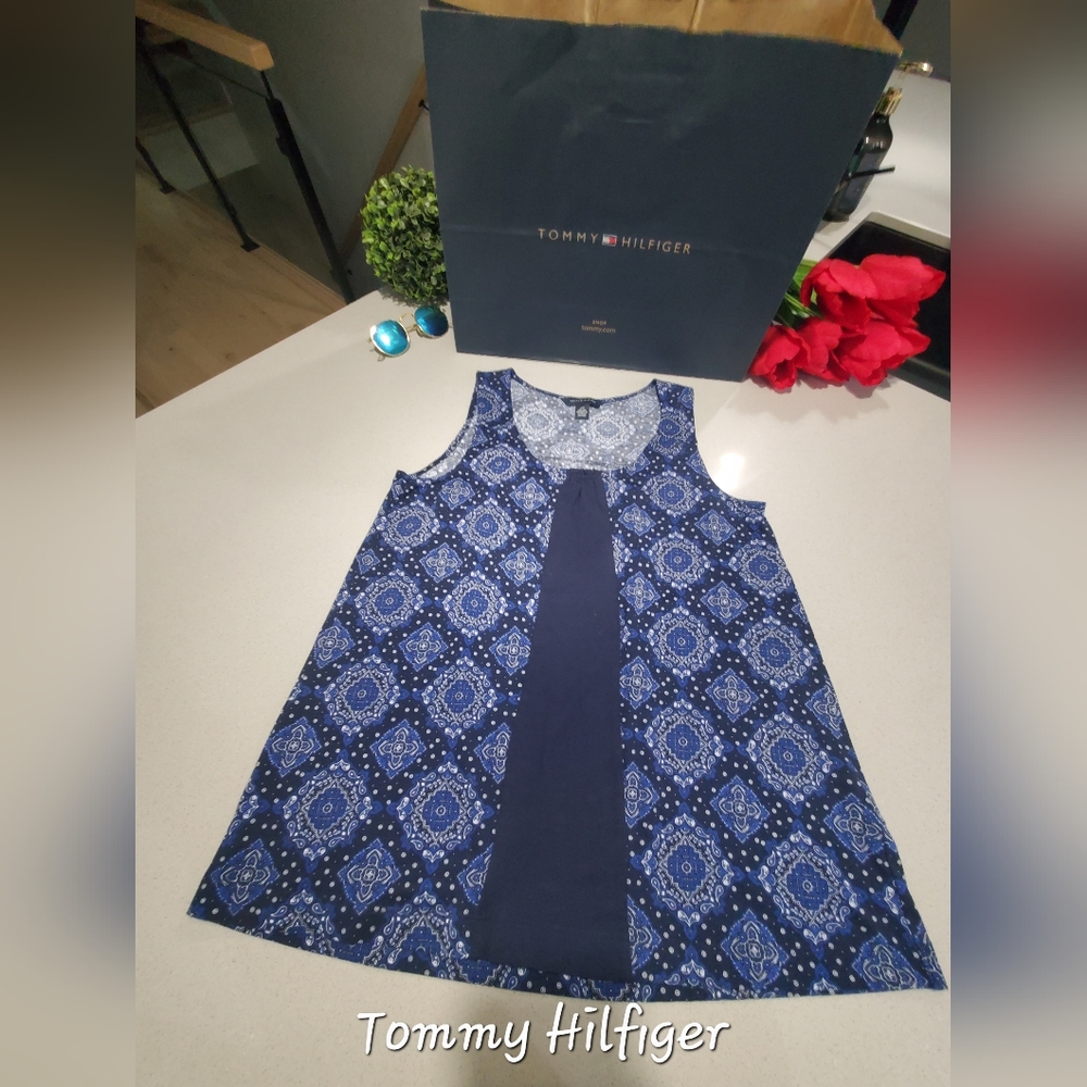TOMMY HILFIGER Beau haut sans manche avec motifs au style baroque